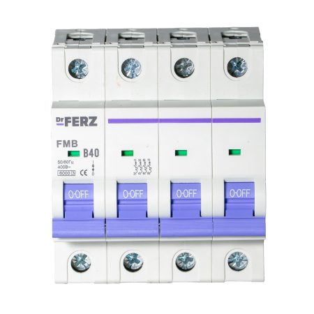 FMB-B 6kA 4P 40 х-ка B Автоматический выключатель